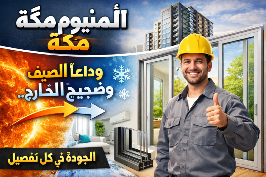 Promotional image for aluminum windows